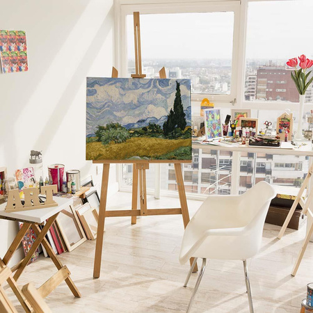 Pole Pszenicy Z Cyprysami Van Gogh