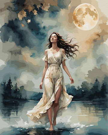 Nocna wędrówka w blasku księżyca