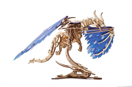 Smok Burzowy Puzzle 3d Drewniany Model Do Składania