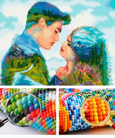 5D Sowa Na Gałęzi Diamond Painting Mozaika 40x30 cm Kwadratowe