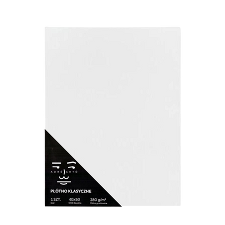 Podobrazie Bawełniane 3mm 40x50 cm Płótno Malarskie 1 szt