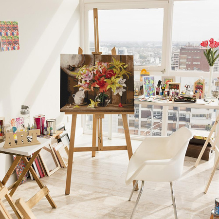 Kolorowy bukiet lilii