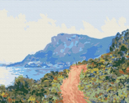 La Corniche Near Monaco. Claude Monet