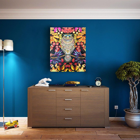 Sowa Na Gałęzi 30x40cm