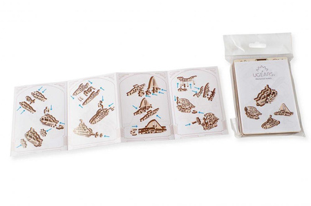 U-Fidgety Statki mechaniczne zabawki do składania 4 szt.