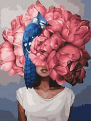 Haft Diamentowy Bez Ramy Piękno skrywa tajemnice 30x40 Mozaika Diamentowa 5D