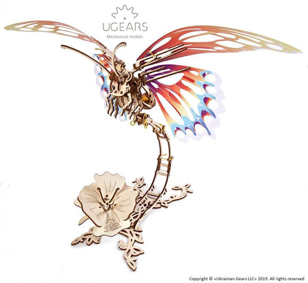 Motyl Model mechaniczny do składania