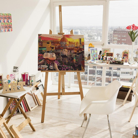 Przytulny Wieczór Z Winem Malowanie Po Numerach