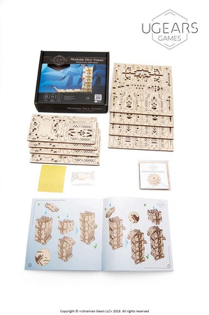 Modułowy Dice Tower mechaniczne urządzenie do gier planszowych