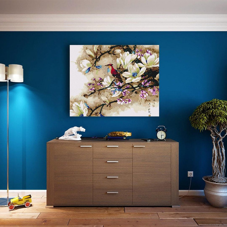 Śpiewający Ptak Egzotyczny Malowanie Po Numerach