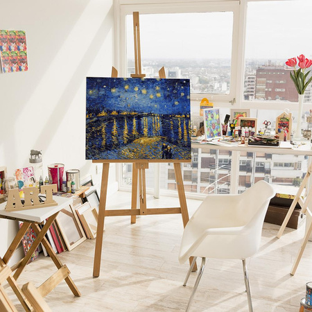 Gwiaździsta Noc nad Rodanem. Van Gogh