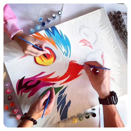 Odbicie Świata Malowanie Po Numerach