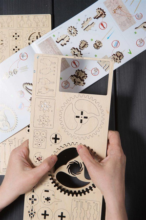 Minutnik 20 min. Model mechaniczny do składania