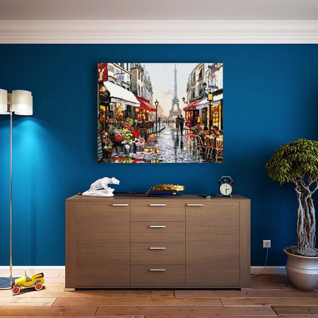 5D Kocham cię! Paryż! Haft Diamentowy Mozaika 40x50 cm