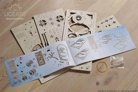 Minutnik 20 min. Model mechaniczny do składania