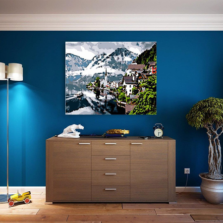 Kolorowa świątynia na górze