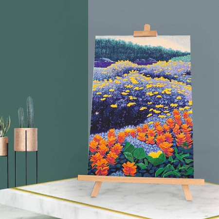 Sztaluga Drewniana Malarska Stołowa 45-76 cm Składana Trójnożna