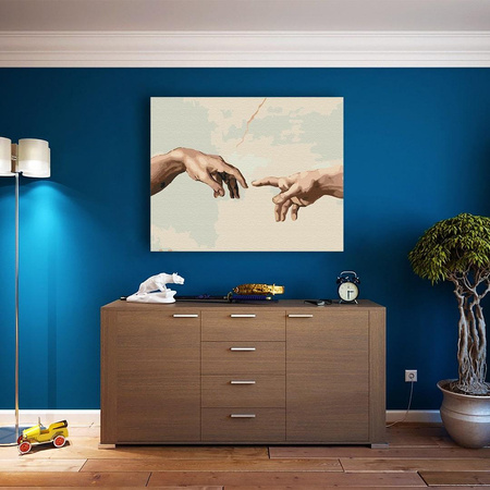 Stworzenie Adama Malowanie Po Numerach