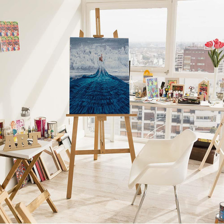 Ubrana w zimowe barwy 40x50