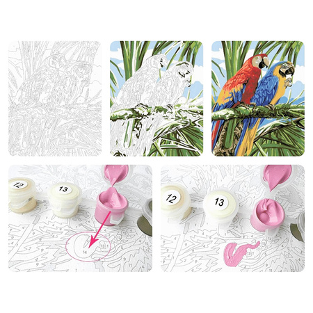 Uśmiechnięty stworek z liści