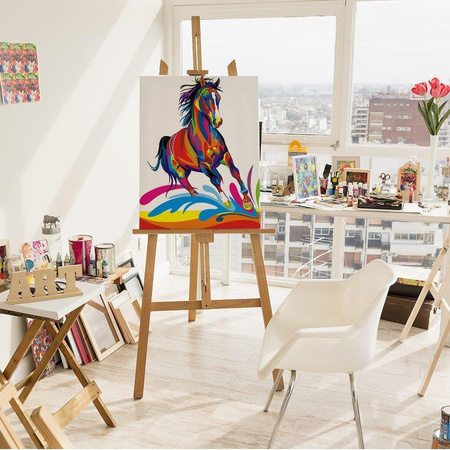 Kolorowy Koń Proste Dla Dzieci I Początkujących