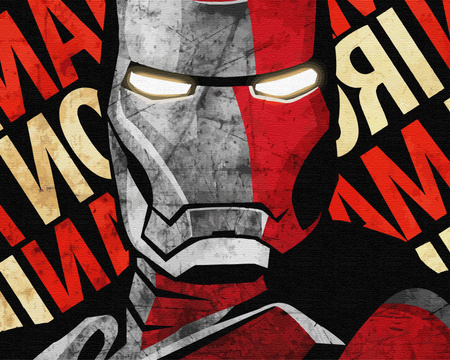 Superbohater w centrum uwagi Iron Man