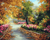 5D Jesienny Park Diamentowa Mozaika 40x50 cm