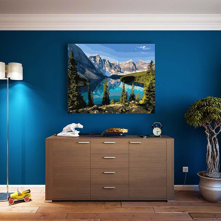 Piękno górskiego jeziora 40x50