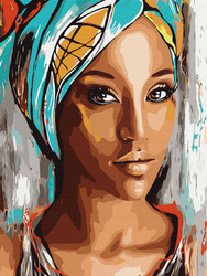 Haft Diamentowy Bez Ramy Brązowe Oczy Piękna Kobieta 30x40 Mozaika Diamentowa 5D