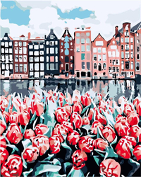 Amsterdam Malowanie Po Numerach