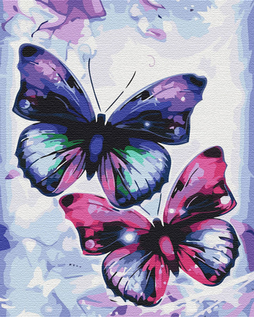 Błyszczące motyle