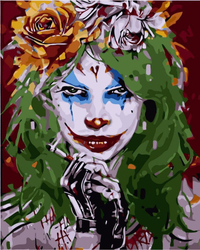 Dziewczyna Jokera Malowanie Po Numerach