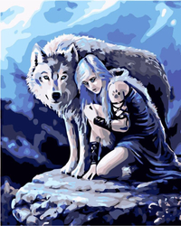 Dziewczyna i wilk