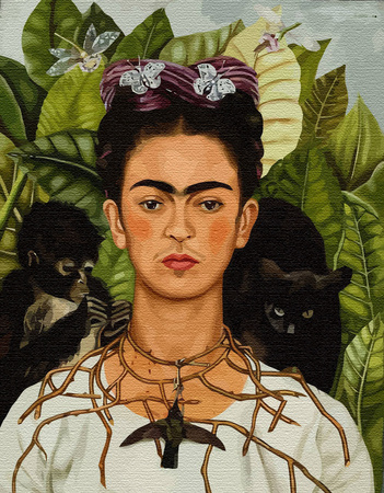 Frida Kahlo - Autoportret 40x50 cm