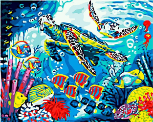 Podwodny Świat Rybki Kolorowe