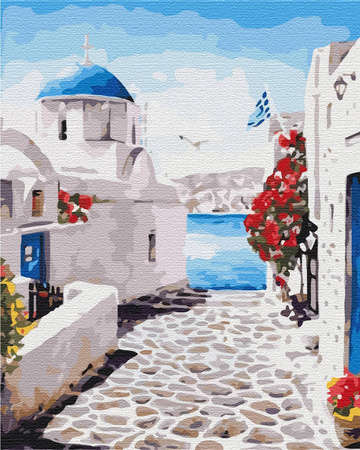 Ulica Santorini Malowanie Po Numerach
