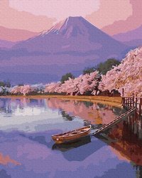 Wiosna w Japonii Malowanie po numerach 40x50 cm NA BLEJTRAMIE