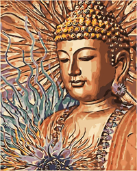 Złoty Budda Malowanie Po Numerach